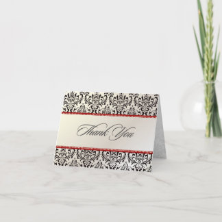 PixDezines Rossi Damask, Obrigado Cartões