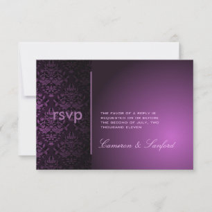 PixDezines RSVP Bijoux Damask/ameixa