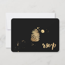 PixDezines rsvp deslumbrante/dourado/pinha/soirée