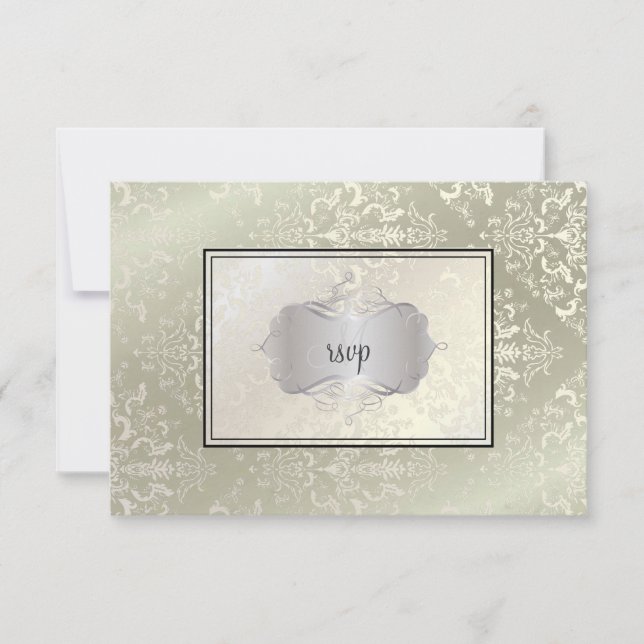 PixDezines Rsvp Étienne Damask (Frente)