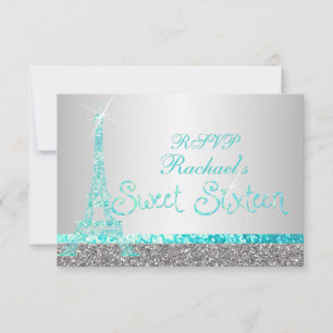 PixDezines rsvp faux glitter eiffel/doce dezesseis