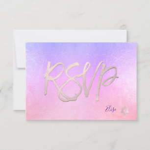 PixDezines RSVP H2 Ombre Purple+Pink Bat Mitzvah ✡