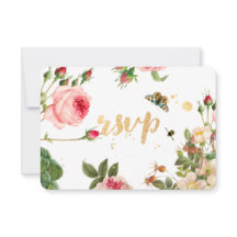 PixDezines RSVP Jardim/Rosas/Peônias/Redoute