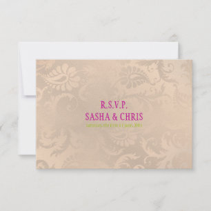 PixDezines rsvp pavo damask/pink champagne