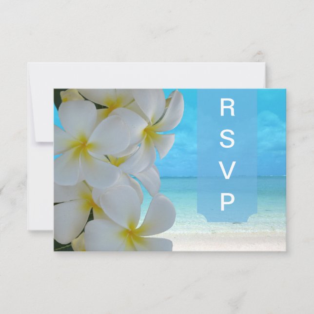 PixDezines rsvp Plumeria Lei/praia (Frente)