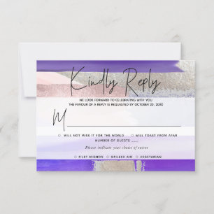 PixDezines RSVP w Refeição, Arte Moderna, Prata Ro