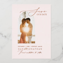 PixDezines Salva nossa Data Luxe Calliografia Foil