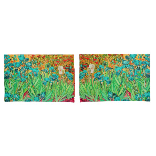 PixDezines Van Gogh Íris/Verde Água/Saint-Rémy (Frente - conjunto)