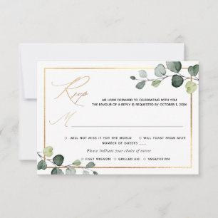 PixDezines Verde Russo Eucalyptus RSVP w Refeição