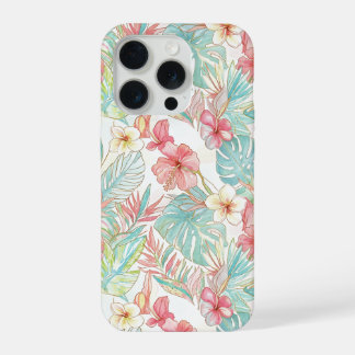 PixDezines Vintage Pastel H2 Havaí Folhagem Floral