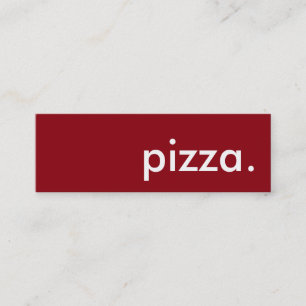 pizza. cartão de pagamento de fidelidade
