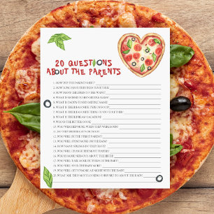 Pizza chá de fraldas 20 perguntas sobre os pais