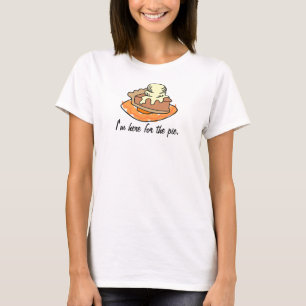 Pizza de Abóbora com eu estou aqui para o T-Shirt
