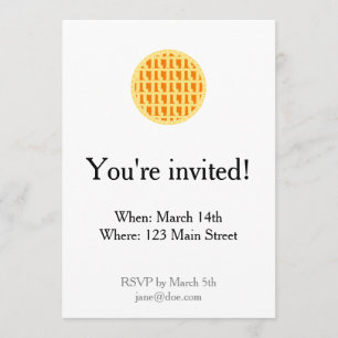 Pizza de Abóbora de Latice - Convite para Dia de 