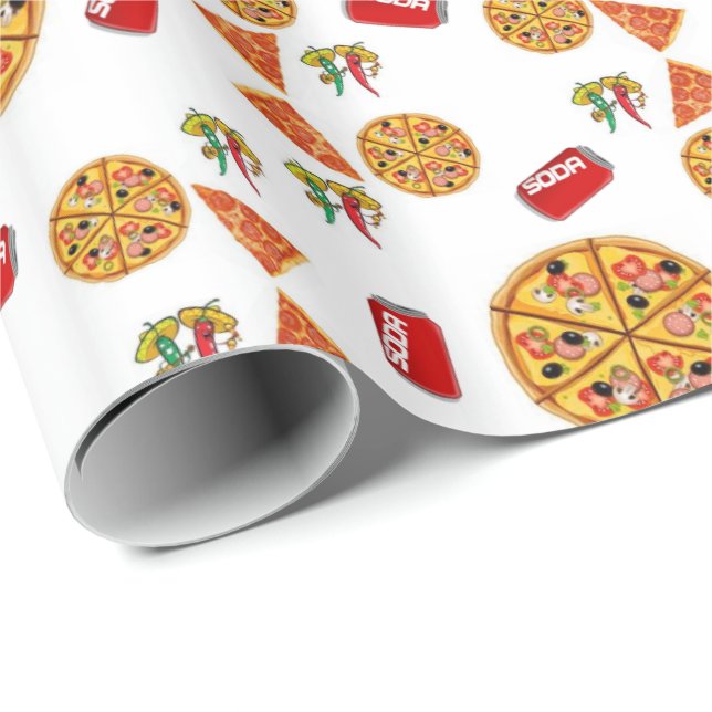 Pizza de Papel de Embrulho Brilhante (Ponta do rolo)