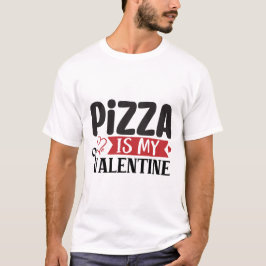 Pizza é minha camiseta Namorados