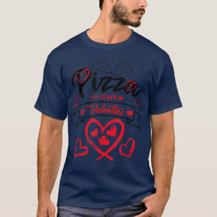 Pizza É Minha Pizza Namorados com Camiseta de Cora