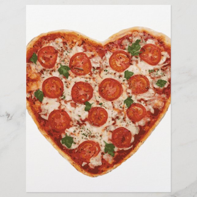 pizza em forma de coração (Frente)