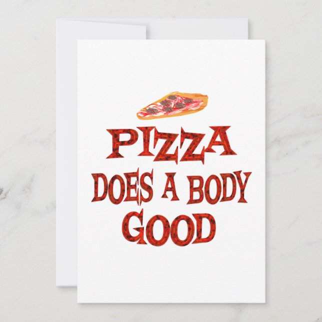 Pizza faz bem (Frente)