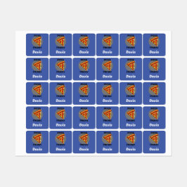 Pizza Friday Design - Etiqueta de Vestuário para P