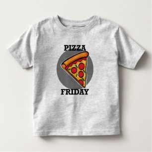 Pizza Friday Design - Toddler Fine Jersey T-Shirt