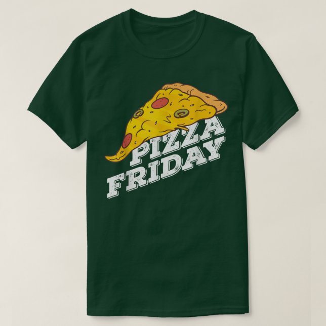 Pizza Friday Pizza lover T-Shirt (Frente do Design)