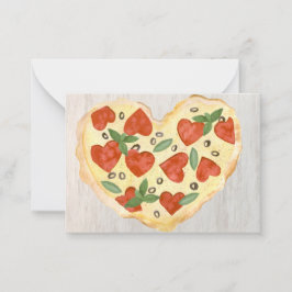 Pizza Meus Filhos Cardíacos Cartões de Namorados d