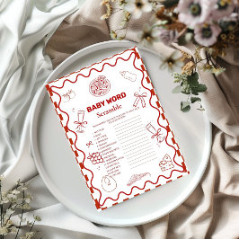 Pizza Palavra especial embaralhar cartão de chá de