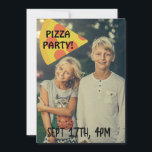 PIZZA PARTITY KIDS FOTO Convites PERSONALIZADOS<br><div class="desc">Convites de festas PERSONALIZADOS do Pizza Party pHOTO</div>
