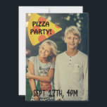 PIZZA PARTITY KIDS FOTO Convites PERSONALIZADOS<br><div class="desc">Convites de festas PERSONALIZADOS do Pizza Party pHOTO</div>