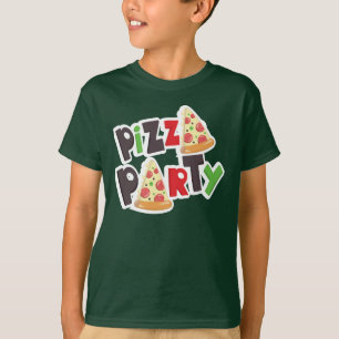 Pizza Party Basic Hanes ComfortSoft® T-Shirt