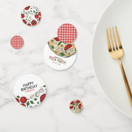 Pizza Party Birthday Mesa Confetti