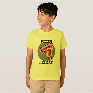 Pizza Sexta-Design - Camiseta básica para crianças