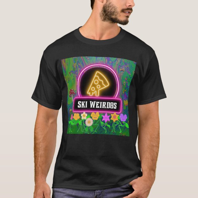 Pizza Ski Weirdos OG T-Shirt (Frente)
