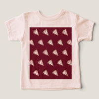 Pizza Slices Toddler's T-Shirt (Vermelho Tomate)