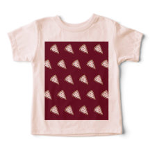 Pizza Slices Toddler's T-Shirt (Vermelho Tomate)