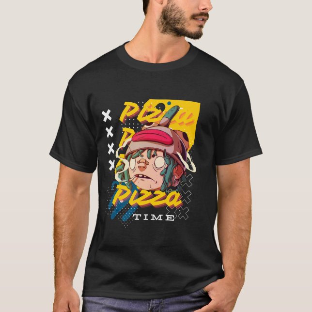 pizza t-shirt (Frente)