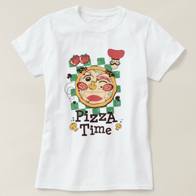 Pizza T-Shirt (Frente do Design)