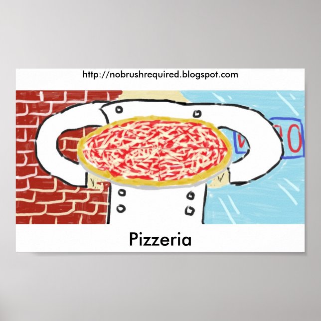 Pizzeria Poster (Frente)