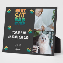 Placa 2 Fotografias Dia de os pais Sunset Melhor Pai De