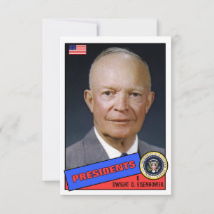 Placa Baseball Dwight D. Eisenhower