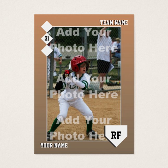 Placa Baseball Personalizada (Frente)
