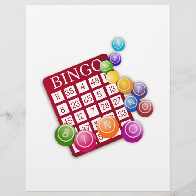Placa BINGO com BINGO Balls (Frente)