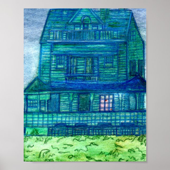 Placa Blair House 8x10 Impressão (Frente)