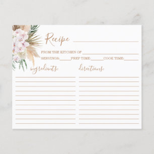 Placa Boho Chic Recipe