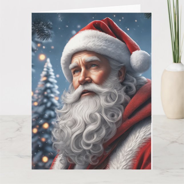 Placa Cartões de natal papais noeis (Frente)