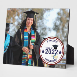 Placa Classe elegante do ano de graduação de 2022