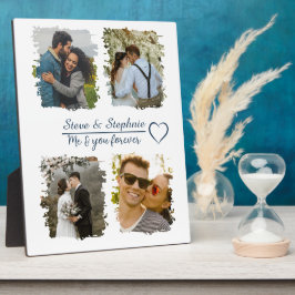 Placa Colagem de Fotografias de Casal Personalizada com 