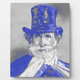 Placa Com Foto Giuseppe Verdi