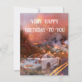 Placa com placa plana Nissan GTR